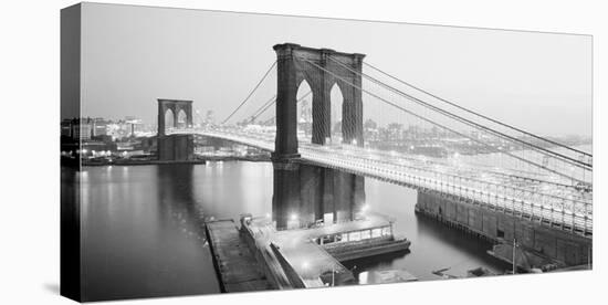 Brooklyn Bridge from Manhattan side, NYC-null-Stretched Canvas