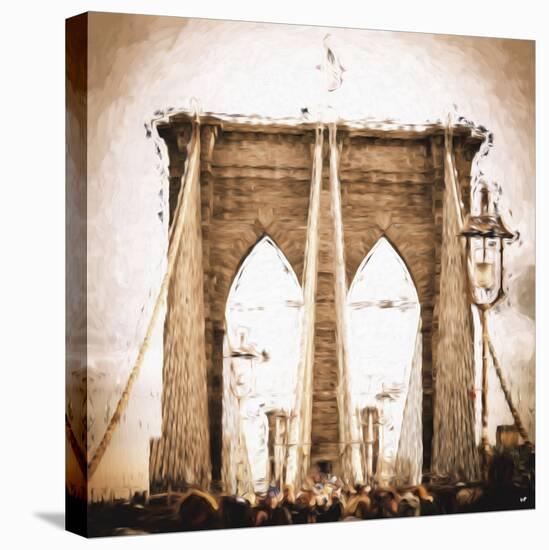 Brooklyn Bridge II - In the Style of Oil Painting-Philippe Hugonnard-Premier Image Canvas