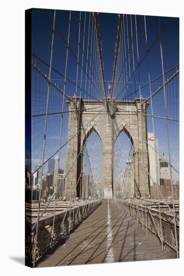 Brooklyn Bridge, New York City, New York 08-Monte Nagler-Stretched Canvas