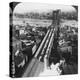 Brooklyn Bridge, New York City, New York, USA, Late 19th or Early 20th Century-Underwood & Underwood-Premier Image Canvas