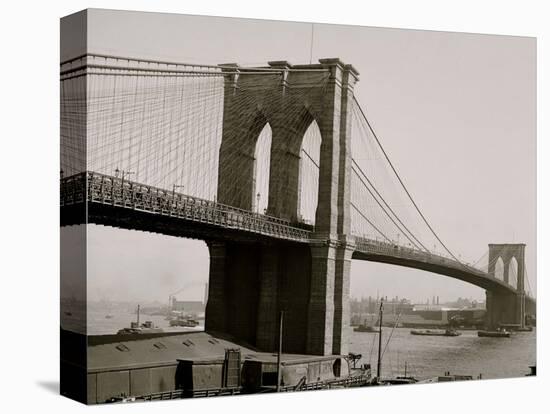 Brooklyn Bridge, New York, N.Y.-null-Stretched Canvas