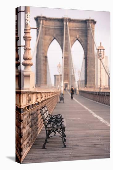 Brooklyn Bridge, New York, United States of America, North America-Amanda Hall-Premier Image Canvas