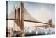 Brooklyn Bridge, NYC, 1881-Currier & Ives-Premier Image Canvas