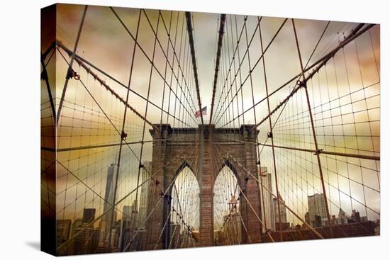 Brooklyn Bridge Sunset-Jessica Jenney-Premier Image Canvas