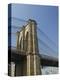 Brooklyn Bridge Tower and Lower Manhattan-Tom Grill-Premier Image Canvas