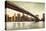 Brooklyn Bridge View-Matthew Daniels-Stretched Canvas