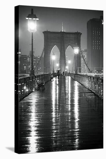 Brooklyn Bridge-Oleg Lugovskoy-Stretched Canvas