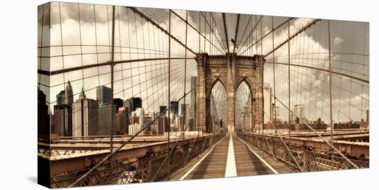 Brooklyn Bridge-Shelley Lake-Stretched Canvas