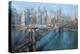 Brooklyn Bridge-Mark Lague-Stretched Canvas
