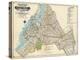 Brooklyn Map 1916-null-Premier Image Canvas