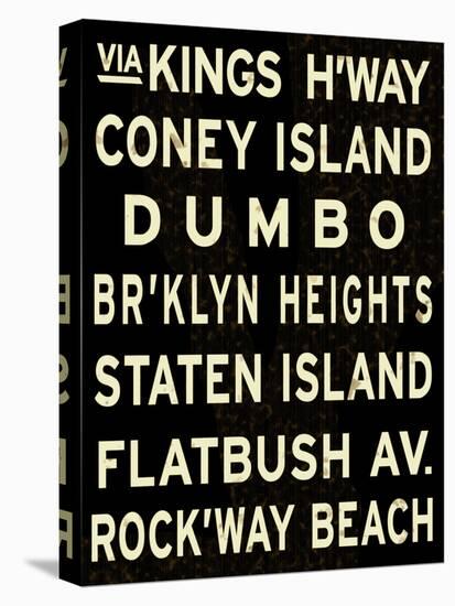 Brooklyn Sign-null-Stretched Canvas