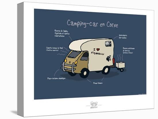 Broutch - Camping-car corse-Sylvain Bichicchi-Stretched Canvas