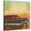 Brown Retro Car I-Yashna-Stretched Canvas