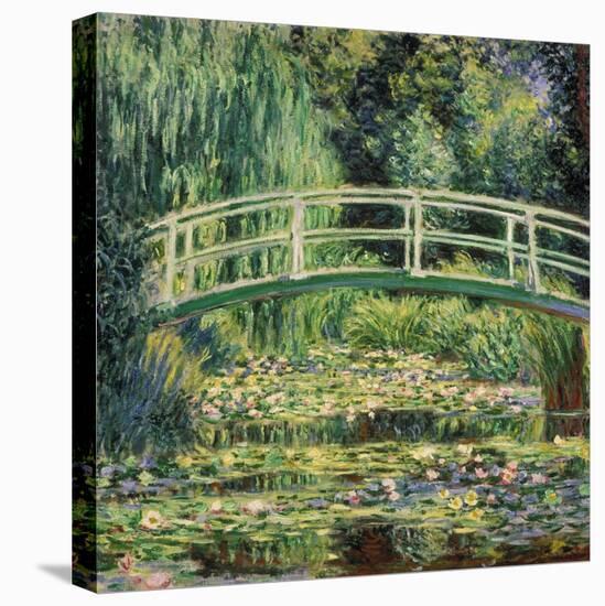 Bruecke in Monets Garten Mit Weissen Seerosen, 1899-Claude Monet-Premier Image Canvas