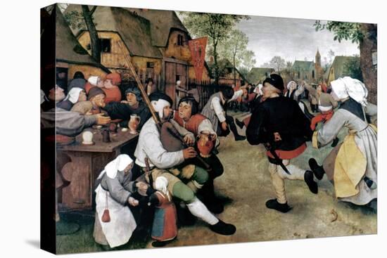 Bruegel: Peasant Dance-Pieter Bruegel the Elder-Premier Image Canvas