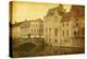 Bruges Historic Centre, Belgium. Photo in Retro Style. Paper Texture.-A_nella-Premier Image Canvas