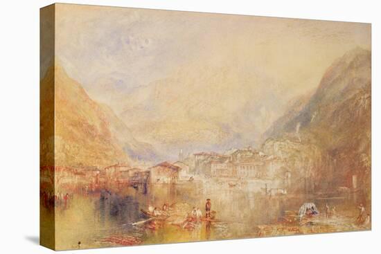 Brunnen from the Lake of Lucerne, 1845 (W/C & Bodycolour on Paper)-Joseph Mallord William Turner-Premier Image Canvas