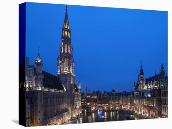 Brussels Grand Place 2-Charles Bowman-Premier Image Canvas