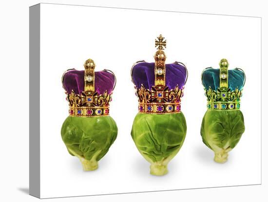 Brussels Sprouts with Crowns 'We Three Kings'-null-Premier Image Canvas