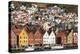 Bryggen old town waterfront, Bergen, Euruope-Tony Waltham-Premier Image Canvas