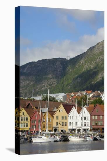 Bryggen, Vagen Harbour, UNESCO World Heritage Site, Bergen, Hordaland, Norway, Scandinavia, Europe-Gary Cook-Premier Image Canvas