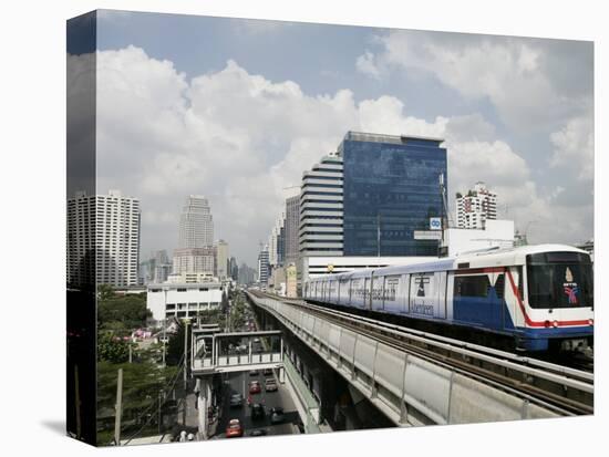 Bst (Bangkok Sky Train), Bangkok, Thailand, Southeast Asia-Angelo Cavalli-Premier Image Canvas