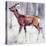 Buck in the Snow, 2000-Mark Adlington-Premier Image Canvas