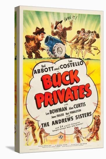 Buck Privates-null-Stretched Canvas