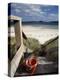 Bucket and Spade on the Steps Leading to the Beach Near Blockhouse Point, Tresco-Fergus Kennedy-Premier Image Canvas