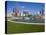 Buckingham Fountain in Grant Park with Sears Tower and South Loop Skyline, Chicago, Illinois, USA-Amanda Hall-Premier Image Canvas