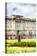 Buckingham Palace II - In the Style of Oil Painting-Philippe Hugonnard-Premier Image Canvas