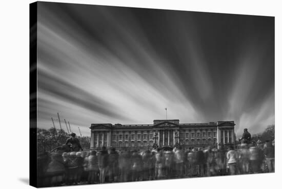 Buckingham Palace S1 BW-Moises Levy-Stretched Canvas