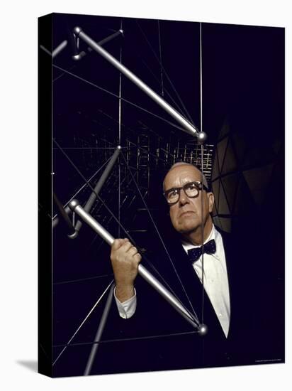 Buckminster Fuller Explaining Principles of Dymaxion Building-Yale Joel-Premier Image Canvas