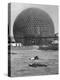 Buckminster Fuller's Geodesic Dome for Us Pavilion at Expo 67-Michael Rougier-Premier Image Canvas