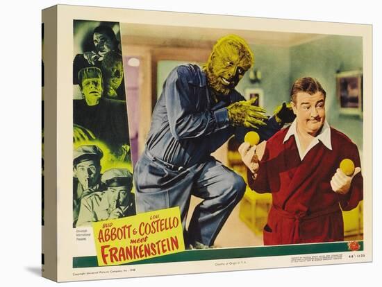 Bud Abbott Lou Costello Meet Frankenstein, 1948-null-Stretched Canvas