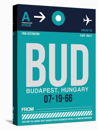 BUD Budapest Luggage Tag II-NaxArt-Stretched Canvas