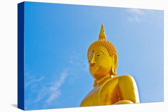 Buddha  Gold Statue-redarmy030-Premier Image Canvas