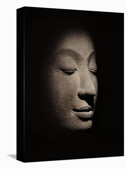 Buddha Head from the Early Ayutthaya Period-null-Premier Image Canvas