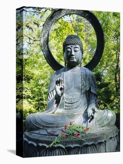 Buddha Statue (1790), Japanese Tea Gardens, Golden Gate Park, San Francisco, California, USA-Fraser Hall-Premier Image Canvas