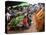 Buddhist Monks Collecting Alms in the Market Town of Phum Swai Chreas, Eastern Cambodia, Indochina-Andrew Mcconnell-Premier Image Canvas