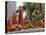 Buddhist Monks Relaxing Amongst the Temples of Angkor, Cambodia, Indochina, Southeast Asia-Andrew Mcconnell-Premier Image Canvas