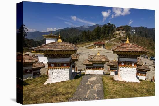 Buddhist Religious Stupas, Dochula, Bhutan-Michael Runkel-Premier Image Canvas