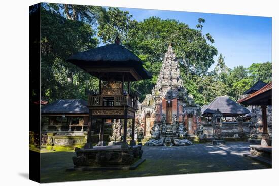 Buddhist Temple in the Monkey Forest, Ubud, Bali, Indonesia,Southeast Asia, Asia-Michael Runkel-Premier Image Canvas