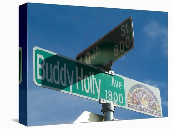 Buddy Holly Avenue, Lubbock, Texas, USA-Ethel Davies-Premier Image Canvas