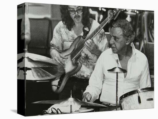 Buddy Rich and Dave Carpenter Playing at the Royal Festival Hall, London, June 1985-Denis Williams-Premier Image Canvas