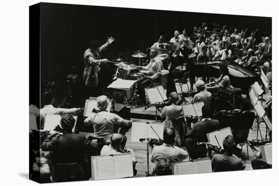 Buddy Rich and the Royal Philharmonic Orchestra in Concert at the Royal Festival Hall, London, 1985-Denis Williams-Premier Image Canvas