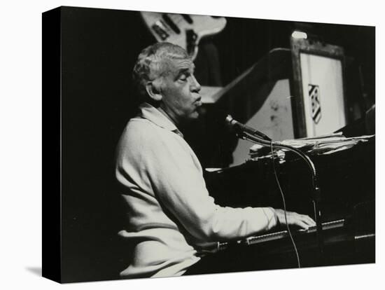 Buddy Rich Playing the Piano, Forum Theatre, Hatfield, Hertfordshire, November 1986-Denis Williams-Premier Image Canvas