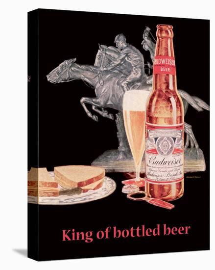 Budweiser Beer-null-Stretched Canvas