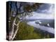 Buena Vista Park Lookout, Mississippi River, Alma, Wisconsin, USA-Walter Bibikow-Premier Image Canvas