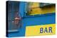 Buenos Aires, Argentina. La Boca Colorful Street with Murals Out Window of Bar of Building-Bill Bachmann-Premier Image Canvas